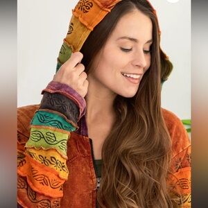 Colorful Patchwork Women's Sweater